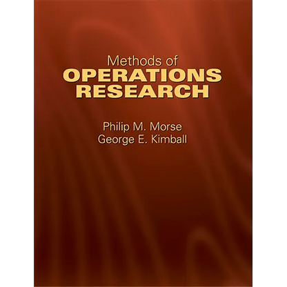 Methods of Operations Research - Paperback