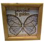 Your Soul Is Golden  - Butterfly Wall Plaque