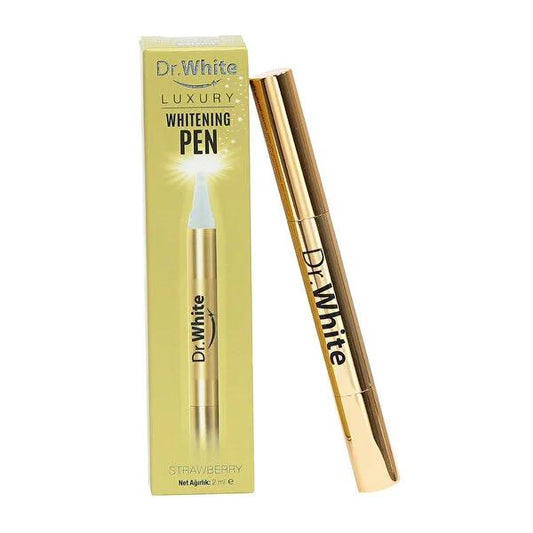 Dr. White Teeth Whitening Pen, Peroxide-Free, Effective Stain Removal - 2ml