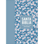 Biblia Rvr 1960 Compacta Símil Piel Flores Azul Claro (Bible Rvr 1960 Compact Size Leatherlike Light Blue Flowers (Spanish Edition) - Leather
