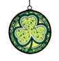Shamrock Stained Glass Ornament -