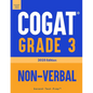 COGAT Grade 3 Non-Verbal: 3 Practice Tests Level 9 - Paperback