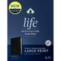KJV Life Application Study Bible, Third Edition, Large Print (Bonded Leather, Black, Indexed, Red Letter) - Bonded Leather