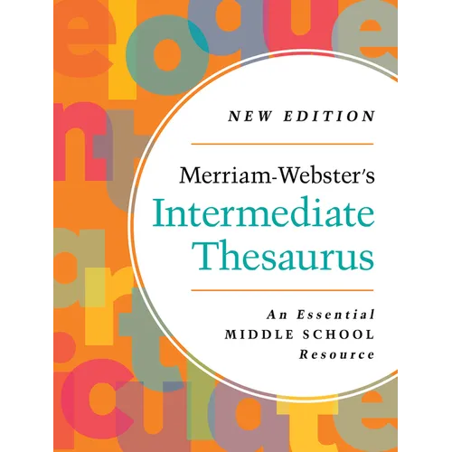 Merriam-Webster's Intermediate Thesaurus - Hardcover