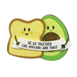 Avocado & Toast Couple Personalized Christmas Ornament