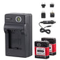 Yubi Power 2 Batteries Kit for GoPro 1280 mAh and Travel Charger Kits