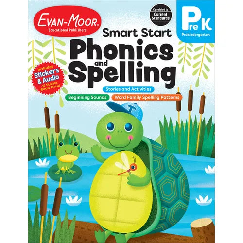Smart Start: Phonics and Spelling, Grade Prek - Paperback