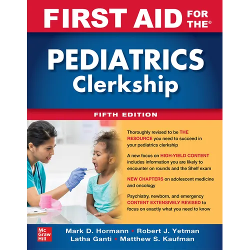 First Aid for the Pediatrics Clerkship, Fifth Edition - Paperback