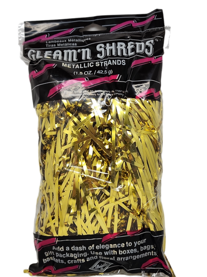 Gleam'n  Shreds Metallic Strands - Gold