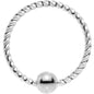 20G 5/16 So Twisted Captive Style Seamless Ring