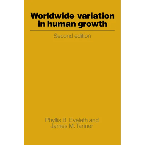 Worldwide Variation in Human Growth - Paperback