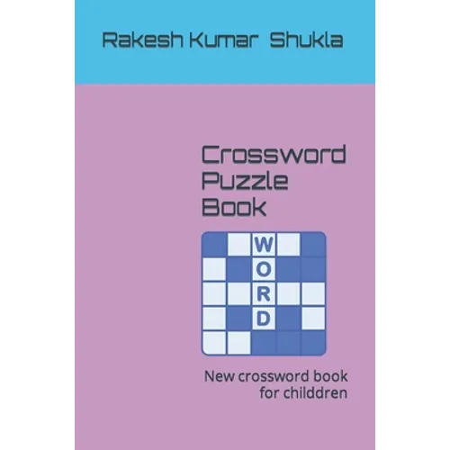 Crossword Puzzle Book: New crossword book for childdren - Paperback