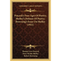 Peacock's Four Ages Of Poetry; Shelley's Defense Of Poetry; Browning's Essay On Shelley (1921) - Paperback