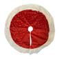 Gold Accented Regal Tree Skirt - Red