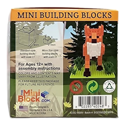 Mini Building Blocks - Red Fox