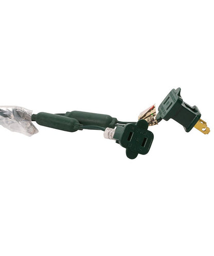 50-Light Miniature Clear Red LED Green Wire Light Set