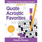 Quote Acrostic Favorites: Features 50 Rewarding Puzzles - Paperback