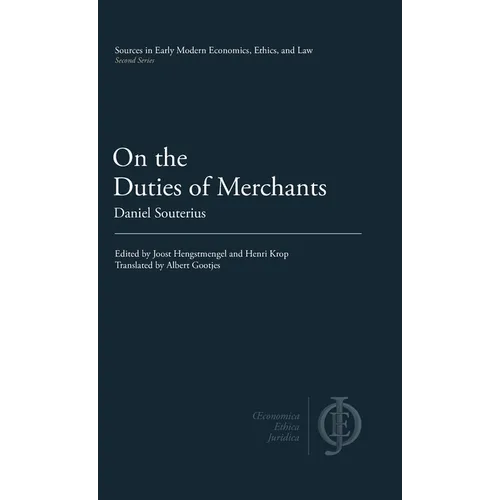 On the Duties of Merchants - Hardcover