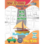 How To Draw Things That Go With Grid Method Step By Step For Kids: A Fun and Simple Step-by-Step Drawing Guide and Activity Book 156 Pages - - Paperback