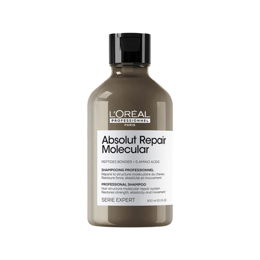 Loreal Professionnel Paris Serie Expert Absolut Repair Molecular Hair Repair Shampoo for Damaged Hair - 300ml