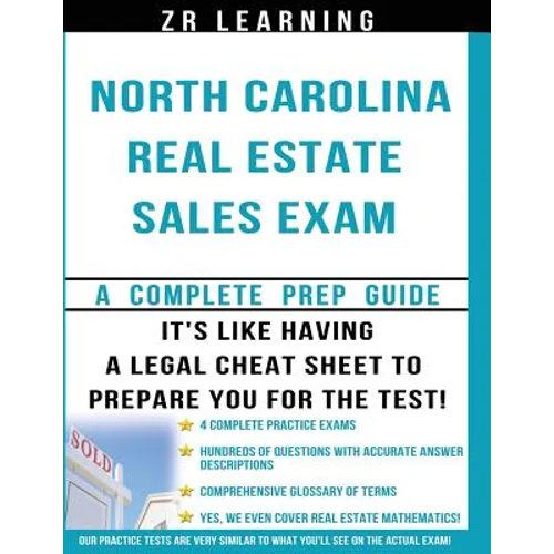 North Carolina Real Estate Sales Exam Questions - Paperback