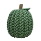 Cable Knit Look Harvest Pumpkins - Sage