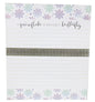 Holiday Reminder Notepad - Snowflake, Winters Butterfly