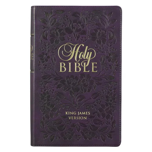 KJV Bible Giant Print Purple - Leather