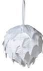 Hanging Poinsettia Ball -