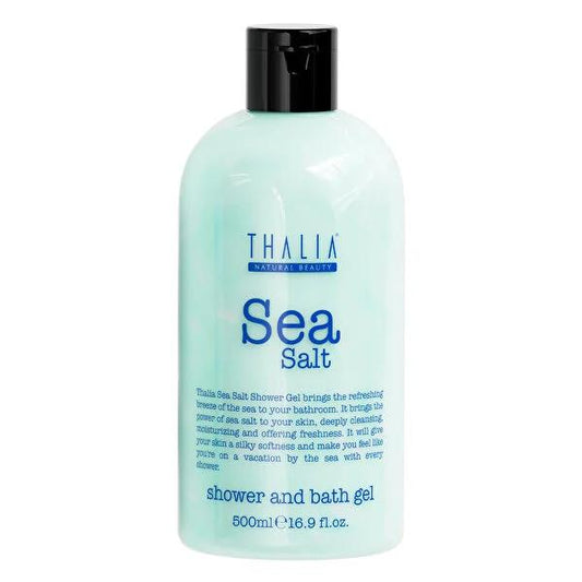 Thalia Sea Salt Shower Gel - Moisturizing, Paraben-Free, Cruelty-Free, 16.91 fl oz