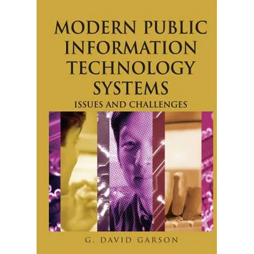 Modern Public Information Technology Systems: Issues and Challenges - Hardcover