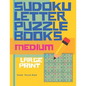 Sudoku Letter Puzzle Books - Medium - Large Print: Sudoku with letters -Brain Games Book for Adults - Logic Games For Adults - Paperback