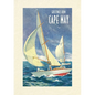 Vintage Lined Notebook Greetings from Cape May, New Jersey, Sailboats - Paperback