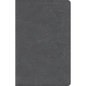 CSB Thinline Bible, Charcoal Leathertouch - Imitation Leather