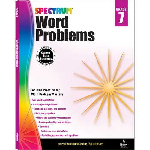 Word Problems, Grade 7: Volume 80 - Paperback