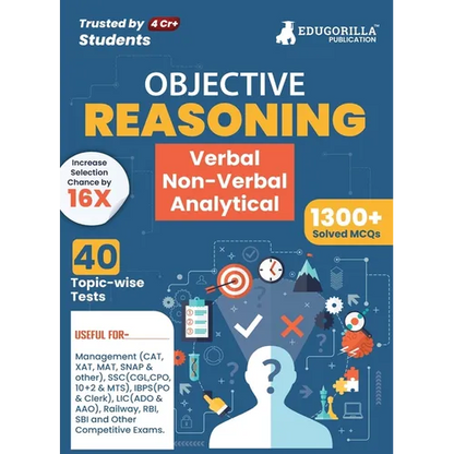 Reasoning: Verbal, Non Verbal & Analytical Book 2023 (English Edition) - 40 Topic-wise Solved Tests (1300 Solved Questions) with Free Access to Online - Paperback
