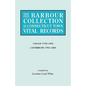 Barbour Collection of Connecticut Town Vital Records. Volume 5: Canaan 1739-1852, Canterbury 1703-1850 - Paperback