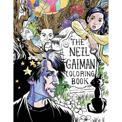 The Neil Gaiman Coloring Book: Coloring Book for Adults and Kids to Share - Paperback