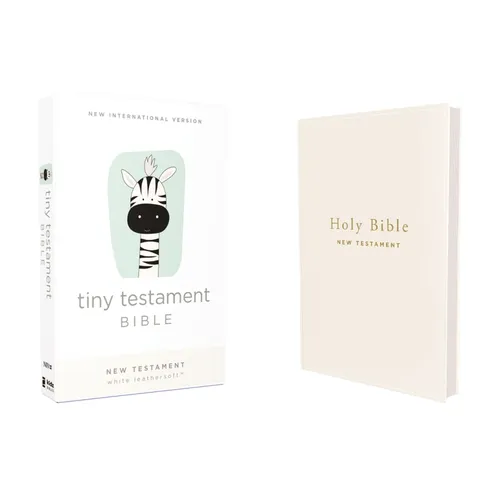 Niv, Tiny Testament Bible, New Testament, Leathersoft, White, Comfort Print - Imitation Leather