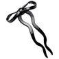 Chunks Large Bow Hair Pin - Eco-Friendly Hair Accessory for Secure Bun Hairstyles