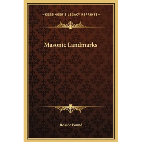 Masonic Landmarks - Hardcover