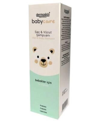 Dermoskin BabyCare Gentle Baby Shampoo & Body Wash - 7.78 fl oz, Moisturizing, Probiotic, Natural Baby Hygiene