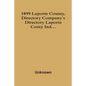 1899 Laporte County, Directory Company'S Directory Laporte Conty Ind... - Paperback