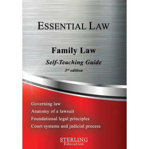Family Law: Essential Law Self-Teaching Guide - Paperback