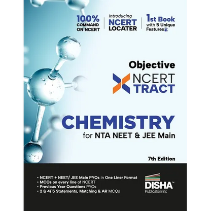 Disha Objective NCERT Xtract Chemistry for NTA NEET & JEE Main 7th Edition One Liner Theory, MCQs on every line of NCERT, Tips on your Fingertips, Pre - Paperback