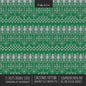 Christmas Pattern Scrapbook Paper Pad 8x8 Decorative Scrapbooking Kit for Cardmaking Gifts, DIY Crafts, Printmaking, Papercrafts, Green Knit Ugly Swea - Paperback