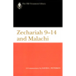 Zechariah 9-14 & Malachi (Otl): A Commentary - Hardcover