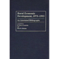 Rural Economic Development, 1975-1993: An Annotated Bibliography - Hardcover