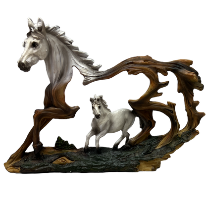 White Horse In A Horse Figurine