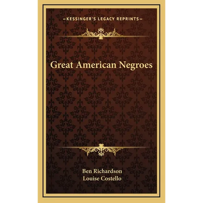 Great American Negroes - Hardcover